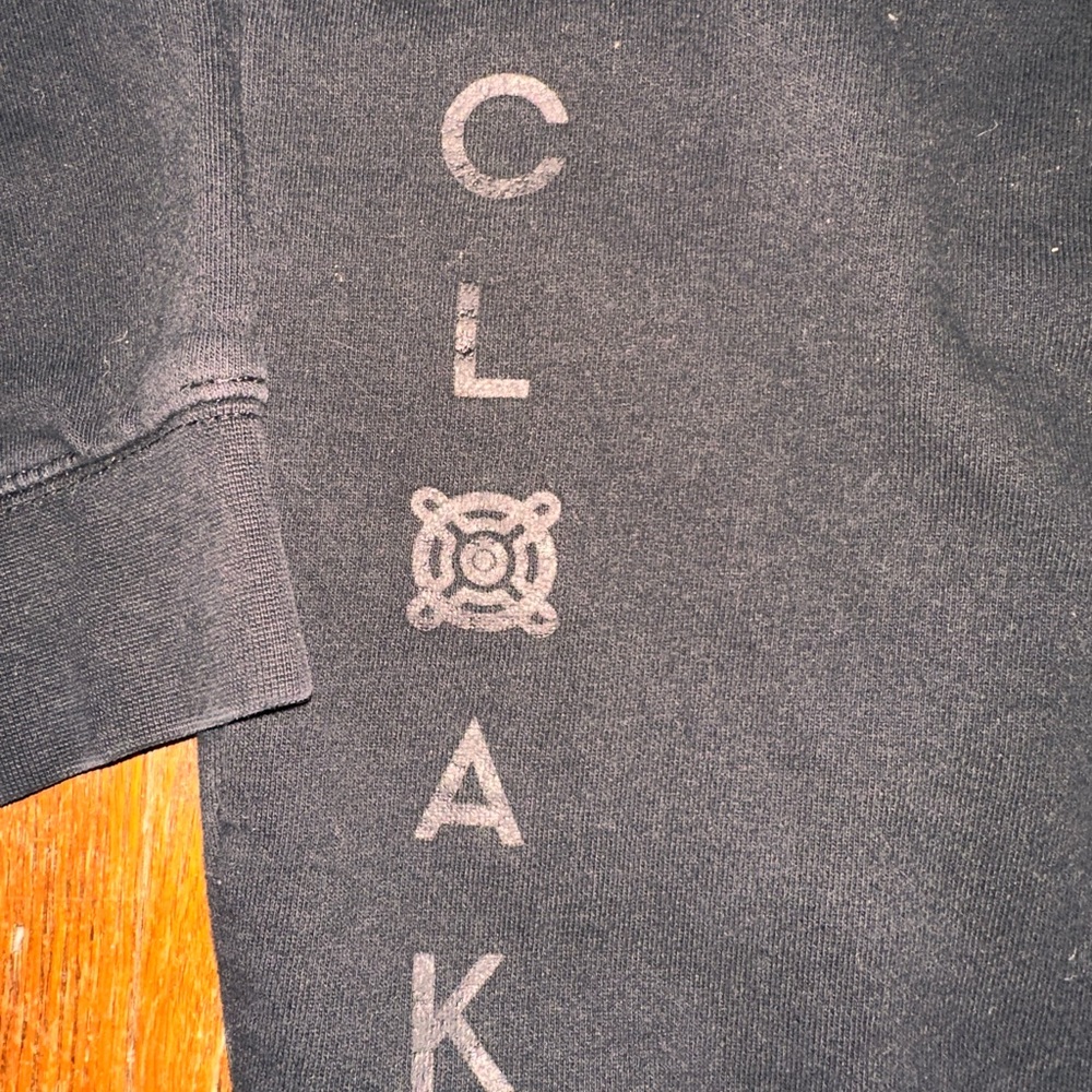 Large Cloak Brand Life After Death Markiplier Black Hoodie - Picture 5 of 8
